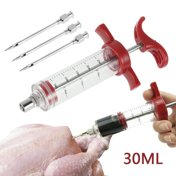 1 Ounce Chard INJ-1 Meat Marinade Injector Opaque 